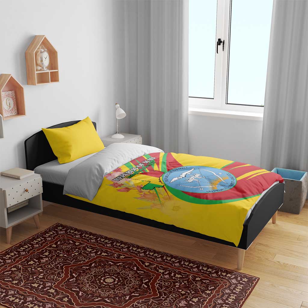 Afro Mali Bedding Set Happy 65th Anniversary Independence - African Pride