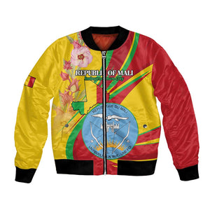Personalized Afro Mali Bomber Jacket Happy 65th Anniversary Independence - African Pride