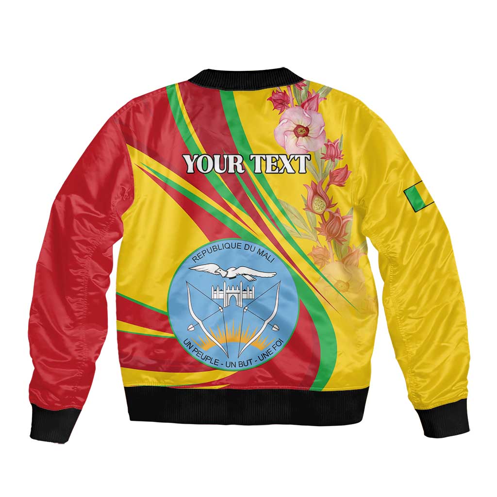 Personalized Afro Mali Bomber Jacket Happy 65th Anniversary Independence - African Pride