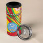 Personalized Afro Mali 4 in 1 Can Cooler Tumbler Happy 65th Anniversary Independence - African Pride