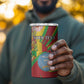 Personalized Afro Mali 4 in 1 Can Cooler Tumbler Happy 65th Anniversary Independence - African Pride