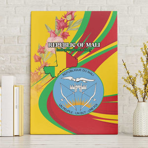 Afro Mali Canvas Wall Art Happy 65th Anniversary Independence - African Pride