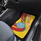 Afro Mali Car Mats Happy 65th Anniversary Independence - African Pride