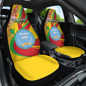 Afro Mali Car Seat Cover Happy 65th Anniversary Independence - African Pride