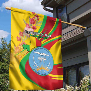 Afro Mali Garden Flag Happy 65th Anniversary Independence - African Pride