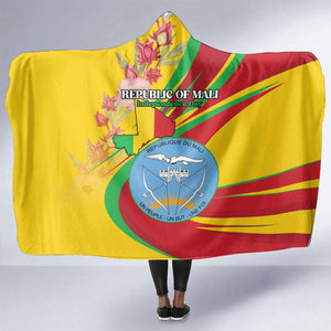 Afro Mali Hooded Blanket Happy 65th Anniversary Independence - African Pride