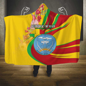 Afro Mali Hooded Blanket Happy 65th Anniversary Independence - African Pride