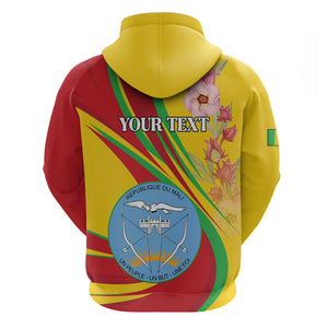 Personalized Afro Mali Hoodie Happy 65th Anniversary Independence - African Pride