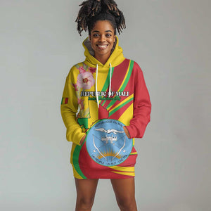 Personalized Afro Mali Hoodie Dress Happy 65th Anniversary Independence - African Pride