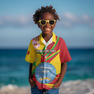 Personalized Afro Mali Kid Hawaiian Shirt Happy 65th Anniversary Independence - African Pride