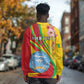 Personalized Afro Mali Long Sleeve Shirt Happy 65th Anniversary Independence - African Pride