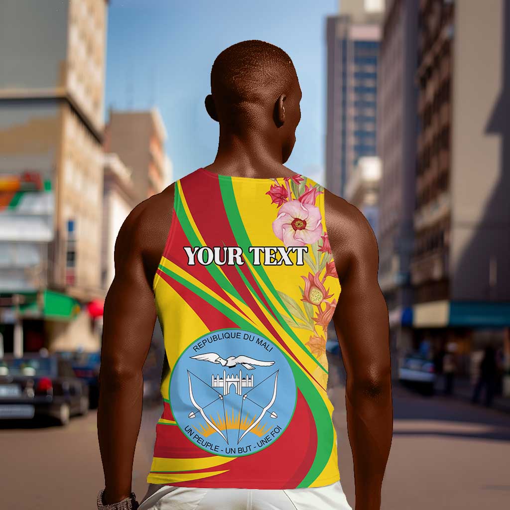 Personalized Afro Mali Men Tank Top Happy 65th Anniversary Independence - African Pride