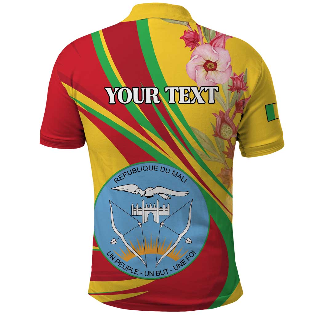 Personalized Afro Mali Polo Shirt Happy 65th Anniversary Independence - African Pride
