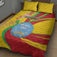 Afro Mali Quilt Bed Set Happy 65th Anniversary Independence - African Pride