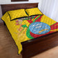 Afro Mali Quilt Bed Set Happy 65th Anniversary Independence - African Pride
