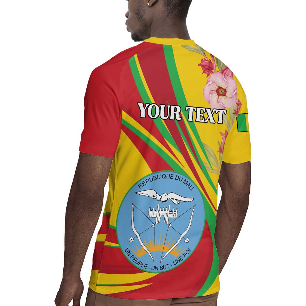 Personalized Afro Mali Rugby Jersey Happy 65th Anniversary Independence - African Pride