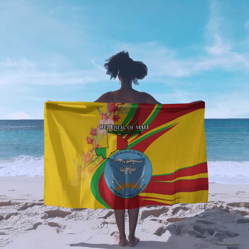 Afro Mali Sarong Happy 65th Anniversary Independence - African Pride