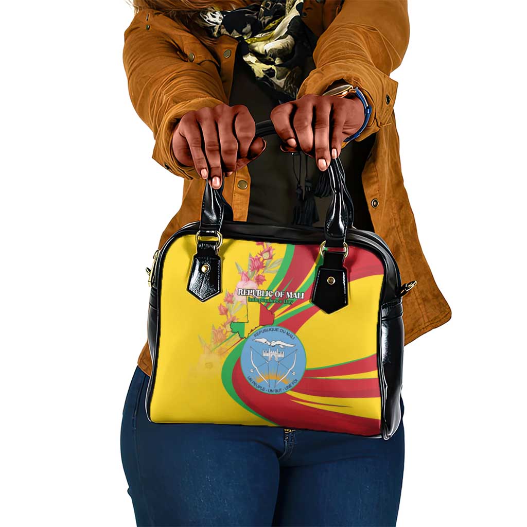 Afro Mali Shoulder Handbag Happy 65th Anniversary Independence - African Pride