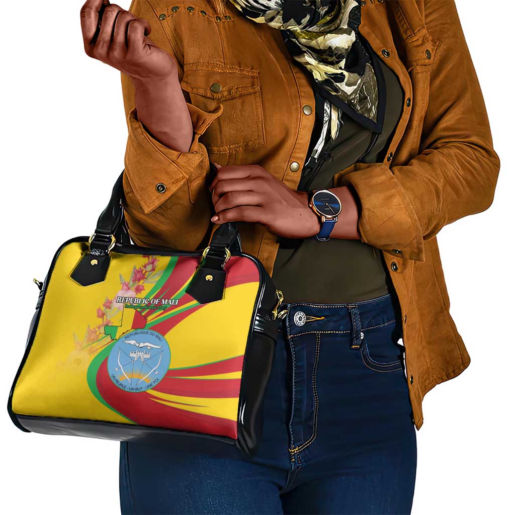 Afro Mali Shoulder Handbag Happy 65th Anniversary Independence - African Pride