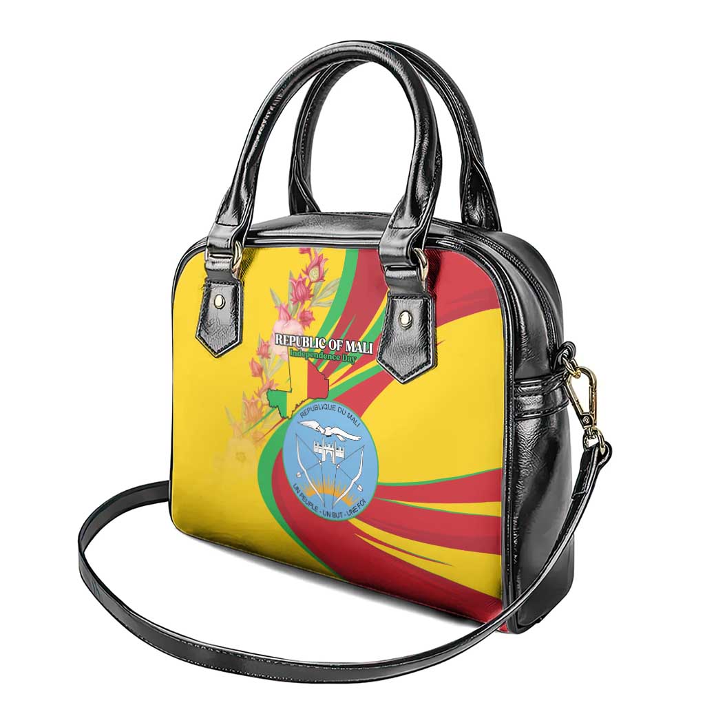Afro Mali Shoulder Handbag Happy 65th Anniversary Independence - African Pride
