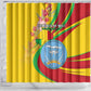 Afro Mali Shower Curtain Happy 65th Anniversary Independence - African Pride