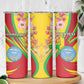 Personalized Afro Mali Skinny Tumbler Happy 65th Anniversary Independence - African Pride