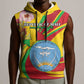 Personalized Afro Mali Sleeveless Hoodie Happy 65th Anniversary Independence - African Pride