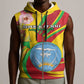 Personalized Afro Mali Sleeveless Zip Hoodie Happy 65th Anniversary Independence - African Pride