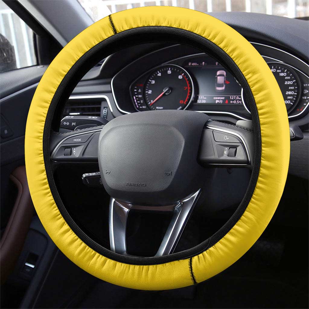 Afro Mali Steering Wheel Cover Happy 65th Anniversary Independence - African Pride