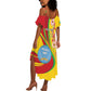 Personalized Afro Mali Summer Maxi Dress Happy 65th Anniversary Independence - African Pride