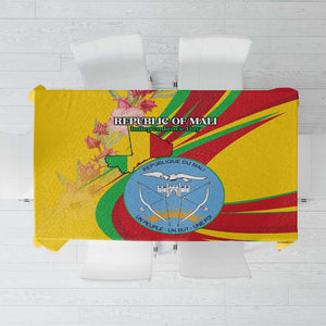 Afro Mali Tablecloth Happy 65th Anniversary Independence - African Pride