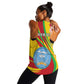 Personalized Afro Mali Women Racerback Tank Happy 65th Anniversary Independence - African Pride