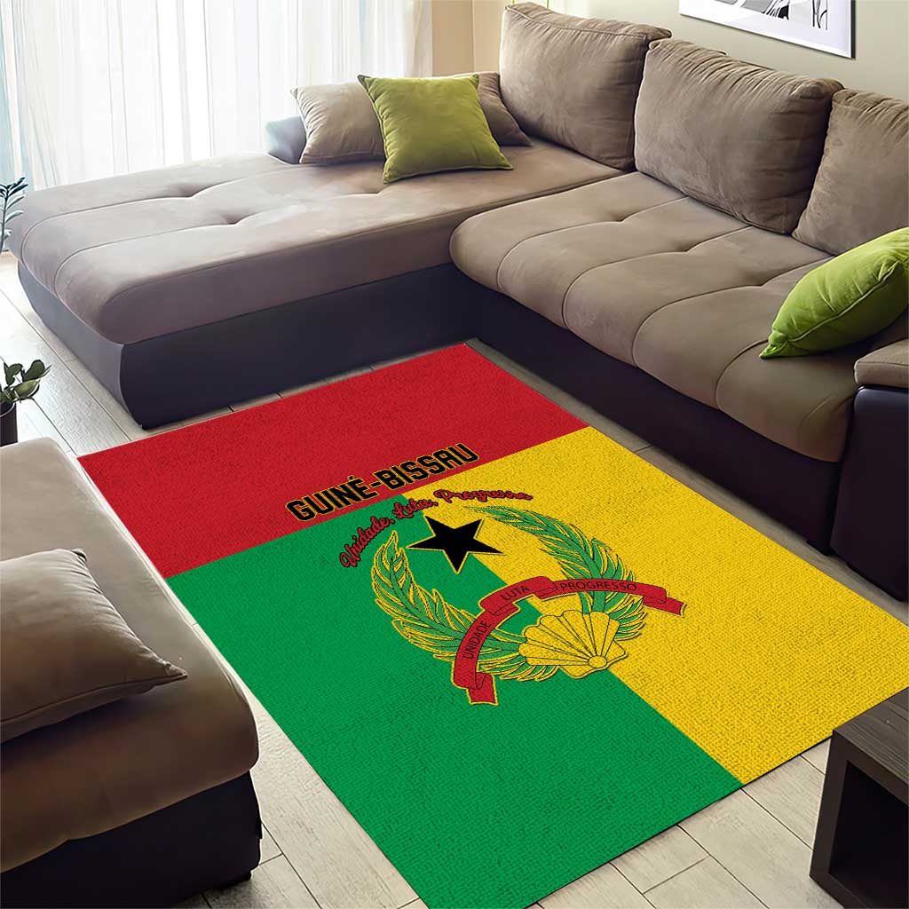 Guinea-Bissau Area Rug Basic Flag Style - African Pride