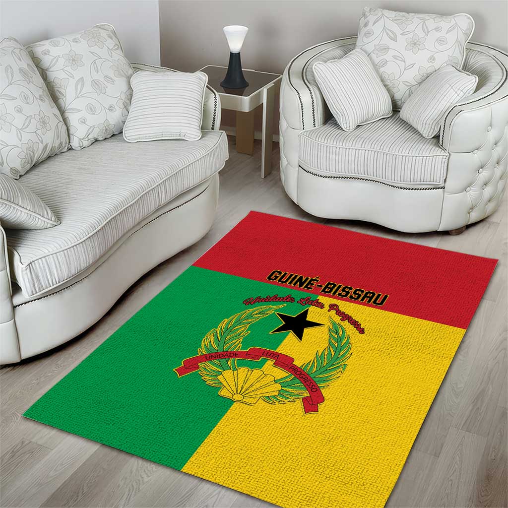 Guinea-Bissau Area Rug Basic Flag Style - African Pride