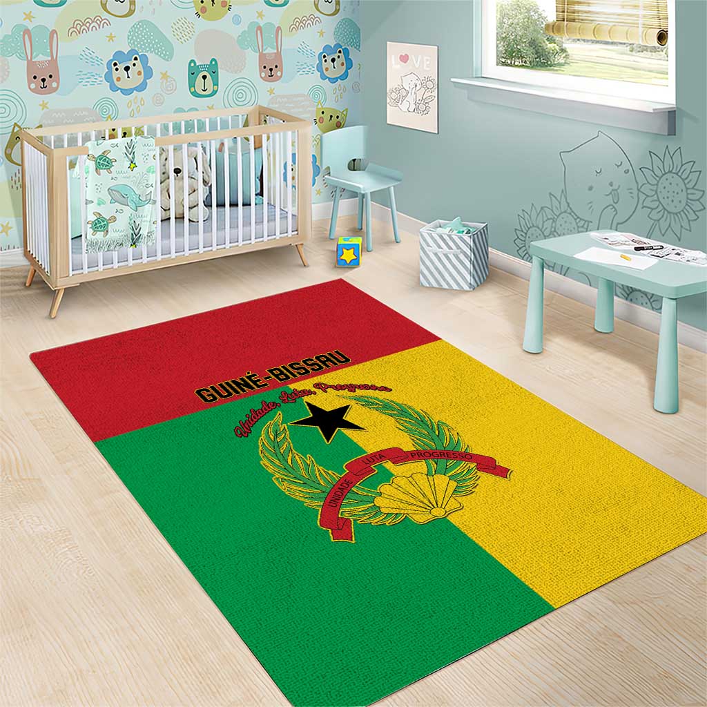 Guinea-Bissau Area Rug Basic Flag Style - African Pride