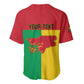 Personalized Guinea-Bissau Baseball Jersey Basic Flag Style - African Pride
