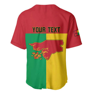 Personalized Guinea-Bissau Baseball Jersey Basic Flag Style - African Pride