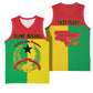Personalized Guinea-Bissau Basketball Jersey Basic Flag Style - African Pride