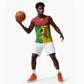 Personalized Guinea-Bissau Basketball Jersey Basic Flag Style - African Pride