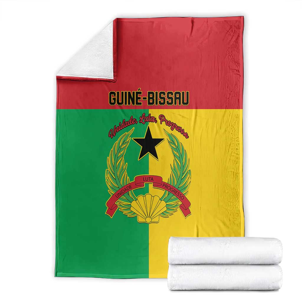 Guinea-Bissau Blanket Basic Flag Style - African Pride
