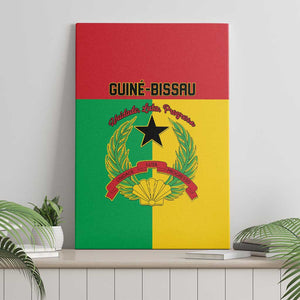 Guinea-Bissau Canvas Wall Art Basic Flag Style - African Pride
