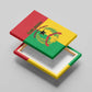 Guinea-Bissau Canvas Wall Art Basic Flag Style - African Pride