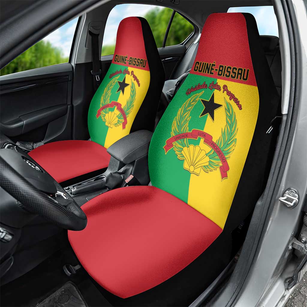 Guinea-Bissau Car Seat Cover Basic Flag Style - African Pride