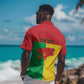 Personalized Guinea-Bissau Hawaiian Shirt Basic Flag Style - African Pride
