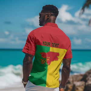 Personalized Guinea-Bissau Hawaiian Shirt Basic Flag Style - African Pride