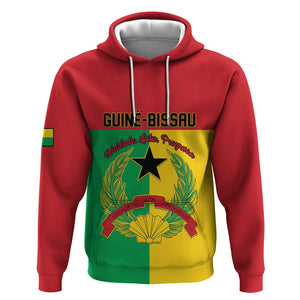 Personalized Guinea-Bissau Hoodie Basic Flag Style - African Pride