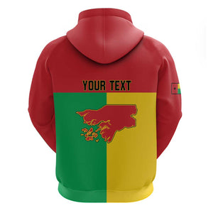 Personalized Guinea-Bissau Hoodie Basic Flag Style - African Pride