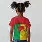Personalized Guinea-Bissau Kid T shirt Basic Flag Style - African Pride