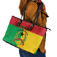 Guinea-Bissau Leather Tote Bag Basic Flag Style - African Pride