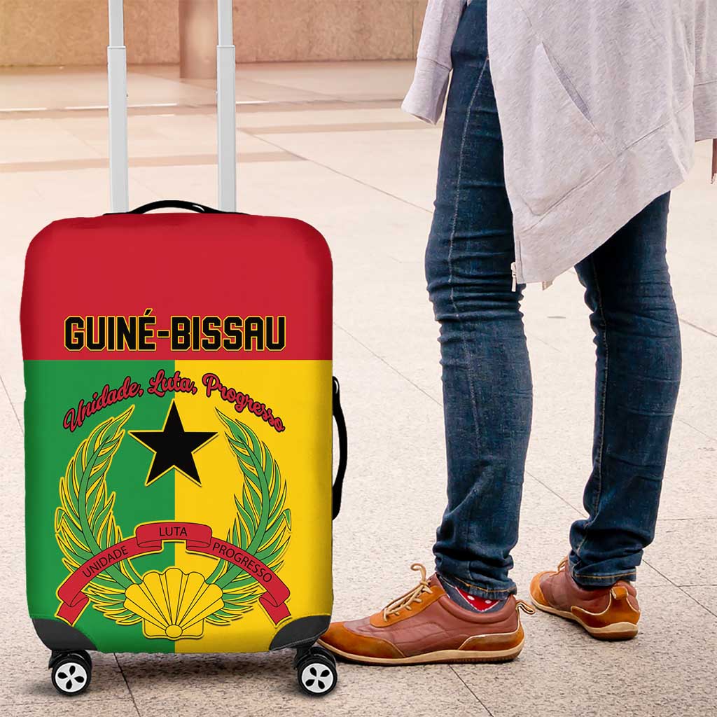 Guinea-Bissau Luggage Cover Basic Flag Style - African Pride